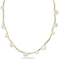 Swarovski Collier Constella, 5618033, mit Swarovski® Kristall gelb|goldfarben