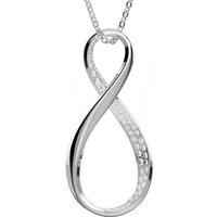 Swarovski Kette mit Anhänger Exist, Unendlichkeit, 5636493, 5636494, mit Swarovski® Kristall silberfarben