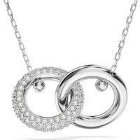 Swarovski Kette mit Anhänger Swarovski-Halskette DEXTERA:PEND INTERLINKED CRY/RHS 5670251 38-45 cm weiß