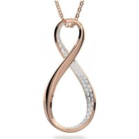 Swarovski Collier Swarovski Damen-Kette Metall Swarovski-Kristall goldfarben