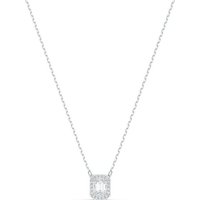 Swarovski Collier Swarovski Damen-Kette Metall Swarovski-Kristall silberfarben