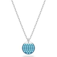 Swarovski Kette und Anhänger Set Swarovski Halskette 5642957 Ginger Anhänger, Blau, Rhodiniert