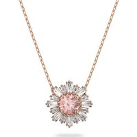 Swarovski Kette und Anhänger Set Swarovski Halskette 5642961 Sunshine Anhänger, Rosa, Roségold-Legierun