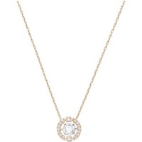 Swarovski Collier Swarovski Damen-Kette Metall Swarovski-Kristall blau