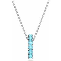 Swarovski Kette mit Anhänger Exalta blau|silberfarben