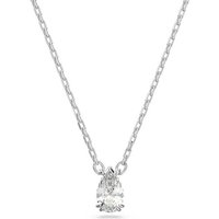 Swarovski Kette mit Anhänger Millenia, Tropfenschliff, 5636708, mit Swarovski® Kristall silberfarben