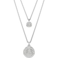 Swarovski Ketten-Set Meteora im Lagenlook, 5683449, 5684244 (Set, 2-tlg), mit Swarovski® Kristall silberfarben