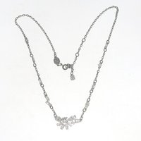 Swarovski Kette mit Anhänger silberfarben