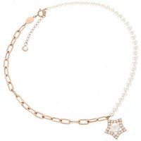 Swarovski Kette mit Anhänger goldfarben