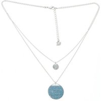 Swarovski Kette mit Anhänger silberfarben