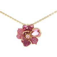 Swarovski Kette mit Anhänger goldfarben