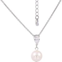 Swarovski Kette mit Anhänger silberfarben