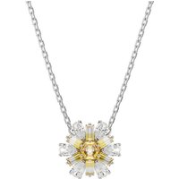 Swarovski Kette mit Anhänger Idyllia, Blume, 5679939, mit Swarovski® Kristall gelb