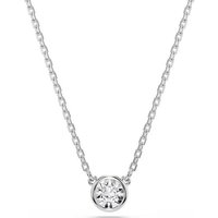 Swarovski Kristallanhänger Swarovski Imber Anhänger 5696039 Rundschliff, Weiß, Rhodiniert (1-tlg) silberfarben