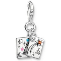 THOMAS SABO Kettenanhänger Thomas Sabo Damen-Charm Silber, Emaille Zirkonia bunt