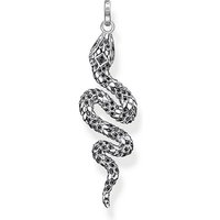 THOMAS SABO Kettenanhänger Thomas Sabo Unisex-Anhänger 925er Silber Zirkonia silberfarben