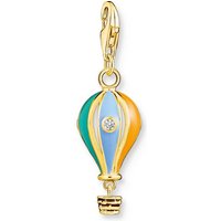 THOMAS SABO Kettenanhänger Thomas Sabo Damen-Charm 925er Silber Zirkonia goldfarben