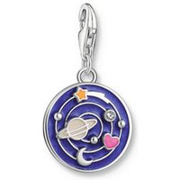 THOMAS SABO Kettenanhänger Thomas Sabo Damen-Charm Silber, Emaille Zirkonia bunt