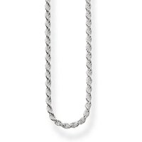 THOMAS SABO Kette ohne Anhänger KE1349-001-12 Kordelkette Damen Sterling-Silber 80 cm