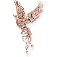 THOMAS SABO Kettenanhänger Thomas Sabo Damen-Anhänger 925er Silber Glasstein rosa