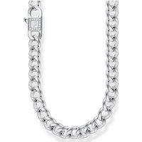 THOMAS SABO Silberkette Thomas Sabo Damen-Kette 925er Silber Zirkonia silberfarben