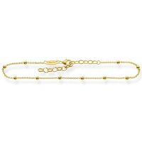 THOMAS SABO Fußkette Dots, Dots gold, AK0002-001-12-L27V, AK0002-413-39-L27V gelb|goldfarben