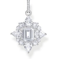THOMAS SABO Kettenanhänger Thomas Sabo Damen-Anhänger 925er Silber Zirkonia weiß