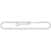 THOMAS SABO Fußkette doppelreihig, AK0030-001-21-L27V silberfarben