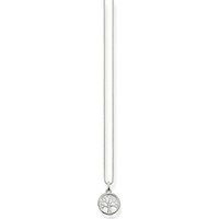 THOMAS SABO Silberkette Thomas Sabo Damen-Kette 925er Silber Zirkonia silberfarben
