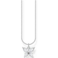 THOMAS SABO Kette mit Anhänger Schmetterling, KE2101-051-14-L45V, mit Zirkonia (synth) silberfarben