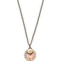 Emporio Armani Collier Emporio Armani Damen-Kette 925er Silber 1 Perlmutt goldfarben