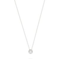 Esprit Silberkette ESPRIT Damen-Kette 925er Silber 1 Zirkonia silberfarben