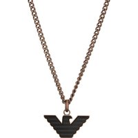 Emporio Armani Collier Emporio Armani Herren-Kette Edelstahl braun