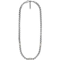 Fossil Kette ohne Anhänger JF04145998 Halskette Herren All Stacked Up Edelstahl Gold-Ton 51 cm