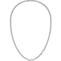 Lacoste Kette ohne Anhänger Schmuck Edelstahl Halsschmuck Halskette Venezianerkette L'ESSENTIEL silberfarben