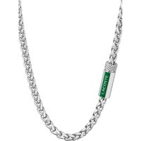 Lacoste Edelstahlkette SPELT, 2040340, 2040341, mit Emaille grün|silberfarben