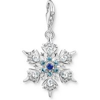 THOMAS SABO Kettenanhänger Thomas Sabo Damen-Charm 925er Silber Zirkonia silberfarben