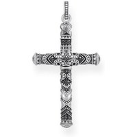 THOMAS SABO Kreuzanhänger Maori Kreuz Klein silberfarben