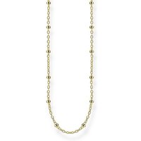 THOMAS SABO Kette und Anhänger Set KE1890-413-39 Halskette Damen Erbskette Silber Gold 42 cm