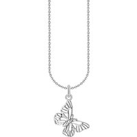 THOMAS SABO Kette mit Anhänger Schmetterling-Anhänger, KE2223-001-21-L45V silberfarben