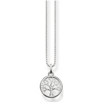 THOMAS SABO Silberkette Thomas Sabo Damen-Kette 925er Silber Zirkonia silberfarben