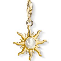 THOMAS SABO Kettenanhänger Thomas Sabo Damen-Charm 925er Silber 1 Perlmutt goldfarben
