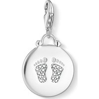 THOMAS SABO Kettenanhänger Thomas Sabo Damen-Charm 925er Silber 30 Zirkonia silberfarben