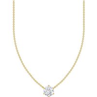 THOMAS SABO Kette mit Anhänger Zirkonia-Anhänger, KE2210-051-14-L45V, -9-L45V, KE2210-414-14-L45V, mit Zirkonia (synth) gelb|goldfarben