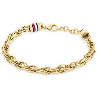 Tommy Hilfiger Armband Schmuck Edelstahl Armschmuck Gliederkette Unisex gelb|goldfarben