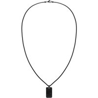 Tommy Hilfiger Kette mit Anhänger Schmuck Edelstahl Halsschmuck Venezianerkette schwarz