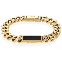 Tommy Hilfiger Armband Schmuck Edelstahl Armschmuck Panzerkette, mit Onyx oder Sodalith gelb|goldfarben|schwarz