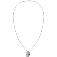 Tommy Hilfiger Kette mit Anhänger Schmuck Edelstahl Halsschmuck Venezianerkette blau|rot|silberfarben
