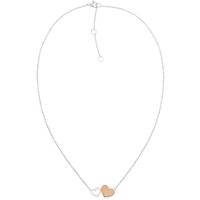 Tommy Hilfiger Kette mit Anhänger Schmuck Edelstahl Halsschmuck Ankerkette ENAMEL HEARTS, mit Glasstein goldfarben|silberfarben