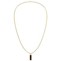 Tommy Hilfiger Kette mit Anhänger Schmuck Edelstahl Halsschmuck Venezianerkette, mit Onyx oder Sodalith gelb|goldfarben|schwarz